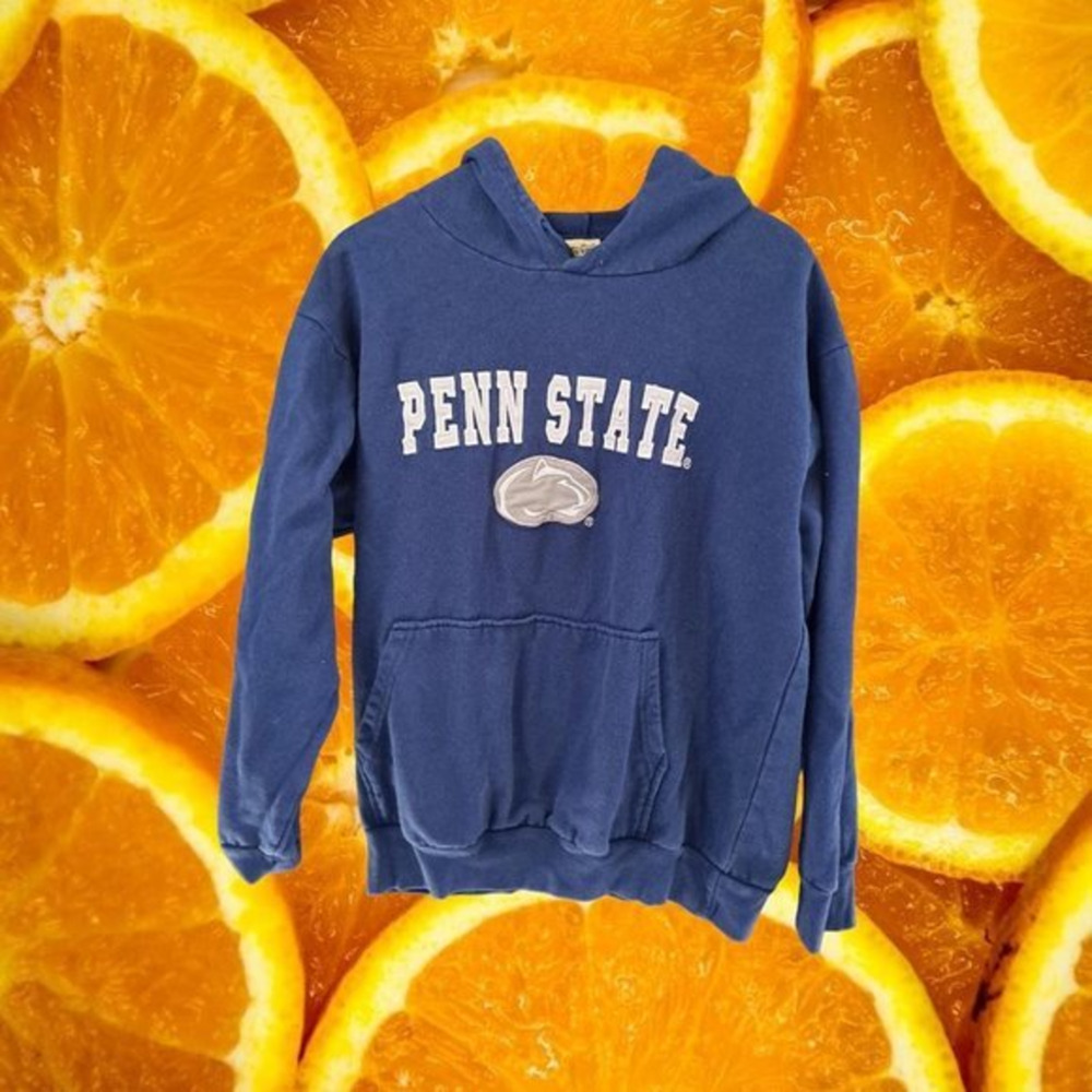 Vintage Big Ball Sports  Blue Penn State Hoodie‎